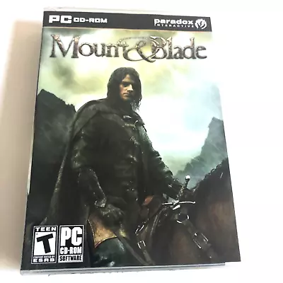 Mount & Blade PC Game Case Disc Manual And Extras. • $19.99