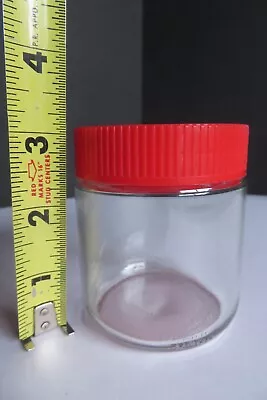 VINTAGE Wyler's Bouillon Cubes EMPTY Glass Jar - RARE - Red Lid - 4 Oz Liquid • $15