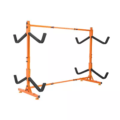 VEVOR Kayak Storage Rack 4-Capacity Freestanding Kayak Stands Outdoor Storage • $194.99