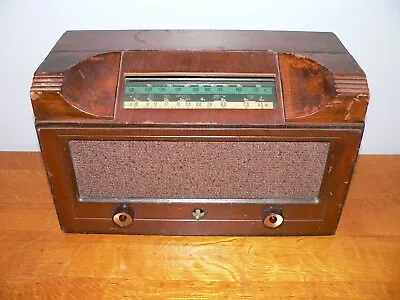 Vintage Westinghouse Model N-202 Wood Cabinet AM/SW Vacuum Tube Radio UNTESTED • $60
