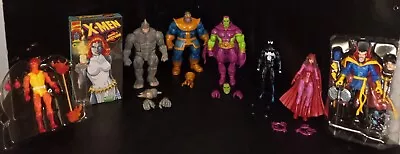 Marvel Legends Select Thanos Retro Rhino Black Spiderman Firelord Set Lot #10 • $159