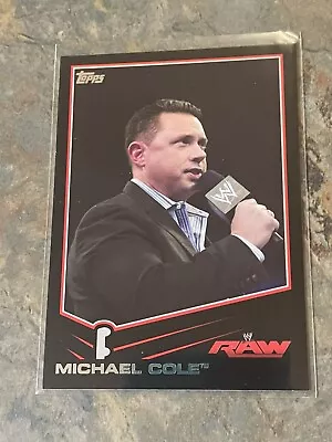 2013 WWE Topps MICHAEL COLE Black SP Card Wwf Aew Nxt • $2.99