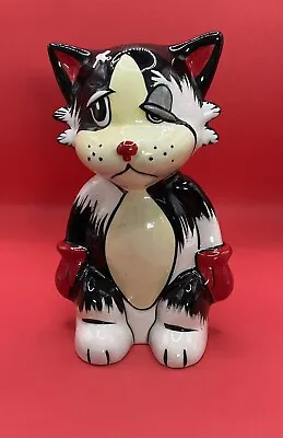 Lorna Bailey Ali The Boxer Cat - Signed To Base - 14cm  Tall • £55