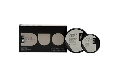 Savage Muk Gift Pack 1x 95g And 1x 50g Tin Of Ultimate Hold Styling Clay  • £17.95