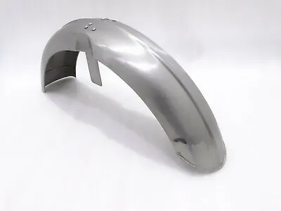 For NEW MATCHLESS AJS FRONT MUDGUARD PRE UNIT RIGID MODEL RAW STEEL(REPRODUCTION • $140.99