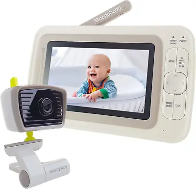 Moonybaby WideView30 Baby Monitor With Camera And Night Vision Large Display Up • £112.94
