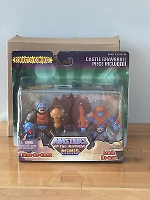 2014 MOTU Masters Of The Universe BHY34 Minis Man-At-Arms Faker He-Man MIB • $19.99