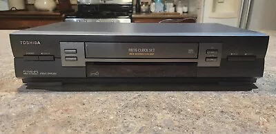 Toshiba W-603 4-Head VHS Player Hi-Fi Stereo Tested- No Remote-GREAT CONDITION! • $45