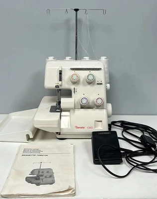 $290 • Buy Bernette 134D Serger/Overlocker Sewing Machine - Bernina W/ Foot Pedal & Manual