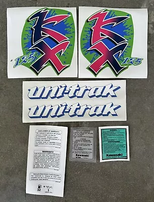 Kawasaki KX125 1990 Full Decal Set / Sticker Kit • $145