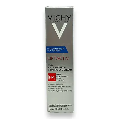 Vichy Liftactiv H.A. Anti-Wrinkle Firming Eye Cream 15ml/0.50fl.oz. EXP 01-2026 • $30.95