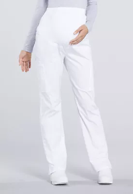 Cherokee Workwear Professionals Women's Maternity PETITE Scrub Pants - WW220P • $30.98