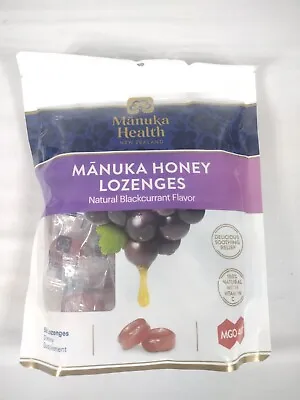 Manuka Health Manuka Honey Lozenges MGO 400+ Blackcurrant 58 Lozenges  • $21