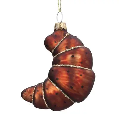 £9.99 • Buy Gisela Graham Croissant Glass Tree Decoration