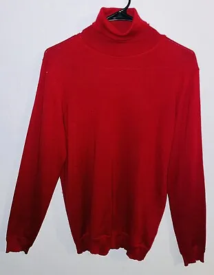 Zara Man Red Wool Sweater Size M Medium • $11