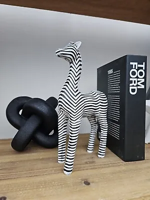 Zebra Ornament Nordic Black & White Home Decor Accessories Living Room Accent • £15.99