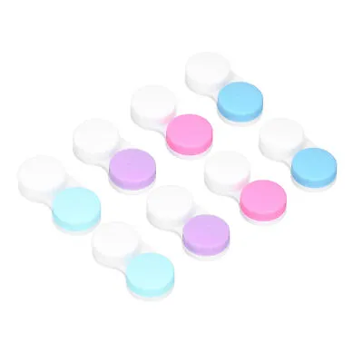 £8.77 • Buy Eye Contact Case Glossy Surface Contact Lens Case For Travel For Home