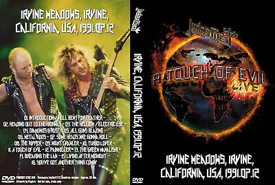 JUDAS PRIEST LIVE IN IRVINE MEADOWS 7/12/91 RARE DVD Painkiller Tour! • $10