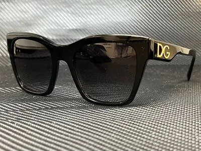 DOLCE & GABBANA DG4384 501 8G Black Square 53 Mm Women's Sunglasses • $170.10