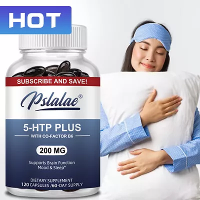 5-HTP Plus 200mg - With Co-factor B6 - Sleep Aid Positive Emotions & Relaxation • $6.93