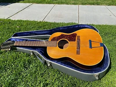 1967 Gibson B-25 12 String Acoustic Guitar  W/ Vintage Blue Martin Case • $1395