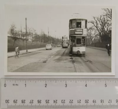 £2 • Buy Photo Glasgow Tram No.500 At Maryhill Terminus In 1961