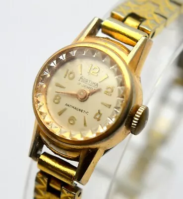 Vintage Mortima 17 Jewels Ladies Mechanical Watch • $21.21