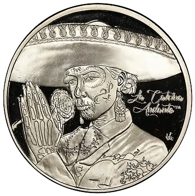 2022 Viva La Vida - La Catrina Andante 1 Oz .999 Silver BU Round • $62.99