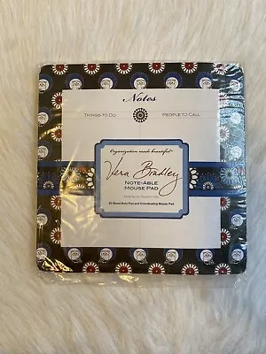 Vera Bradley Blue Floral 50 Sheet Note Pad And Coordinating Mouse Pad • $15