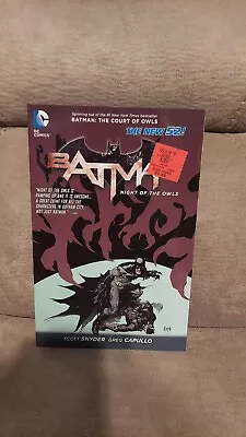 Batman Night Of The Owls By Scott Snyder Graphic Novel Paperback BRAND NEW SC • $5.99