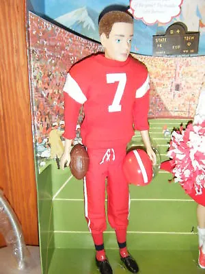 Campus Spirit Ken Doll Football Fashion Stand Coa In Box *l.e. 9400 Made* • $149.99