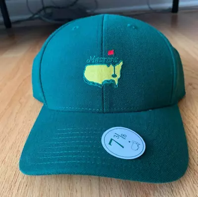 Size 7 3/8 - Masters Fitted Hat - Green • $38