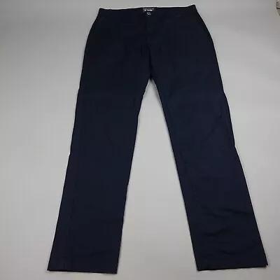 Linksoul Golf Pants 36L Long Blue Straight Leg Cotton Stretch 36x34 • $18.68