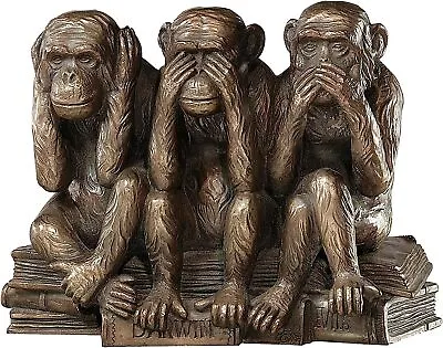 The Hear-No See-No Speak-No Evil Monkeys Statue Art Decor • $69.99