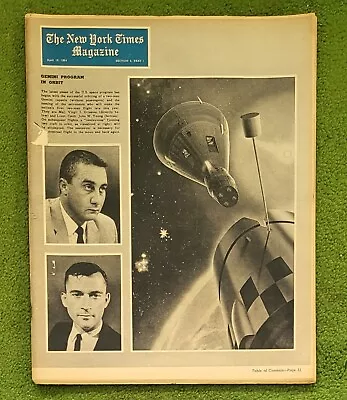 The New York Times Magazine - April 19 1964 - GEMINI PROGRAM IN ORBIT • $39.93