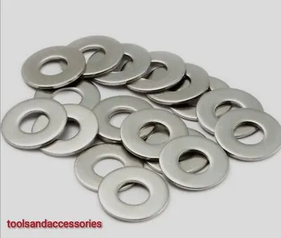 STAINLESS STEEL WASHERS FLAT FORM All SIZES BOLTS PENNY REPAIR ASSORTED • £4.10