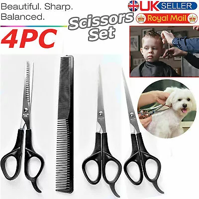 Professional Hair Cutting Scissors Salon Barber Hairdressing Shears/Thinning/Set • £3.79