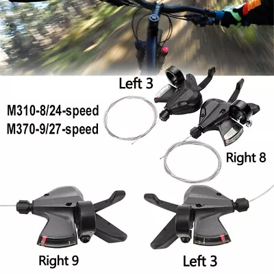 1 Pair Bicycle Shifter 8/9 Speed MTB Mountain Road Bike Gear Levers Transmission • $28.99