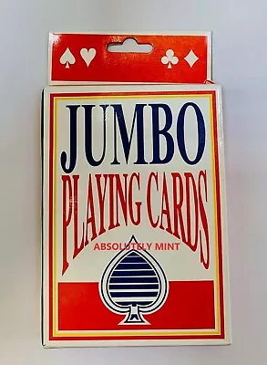 Jumbo Playing Cards Deck Extra Large Cards Playing Cards Pack Of 52 New • £3.75