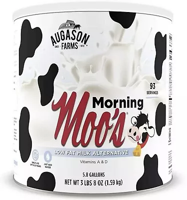 Augason Farms Morning Moos Can Milk Freeze Dried Food Prepper Emergency Drink • $79.95