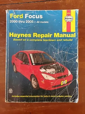 $6.99 • Buy Used Haynes Automotive Repair Service Manual Book 36034 For 2000-2005 Ford Focus