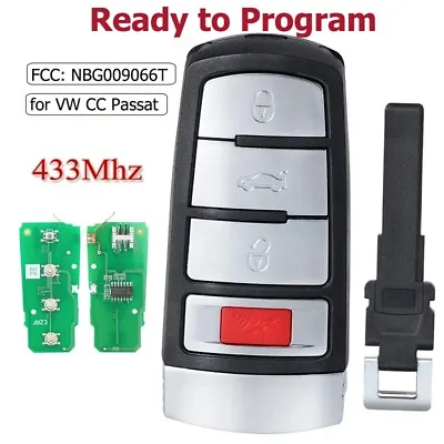 For Volkswagen Passat CC 2006 2007 2008 2009 2010 2011 2012 Remote Key Fob 4B • $15.99