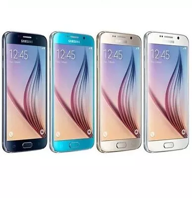 Samsung Galaxy S6 G920F 32GB Black White Gold Blue Unlocked - GOOD ⭐ • £59.99