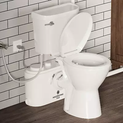 19  ADA Height Macerating Toilet With 750W High-Power Pump-Ideal For Basement • $899