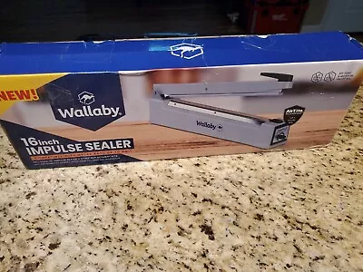 Wallaby 16 In Impulse SEALER & Strap AirTite Technology Machine 8 MIL Mylar Bags • $120