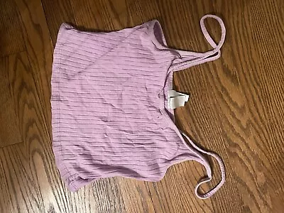 Women's H&M Sphagetti Strap Lavender Tank Crop Small • $5