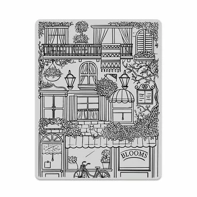 $10.95 • Buy Hero Arts  FLOWER SHOP  Background Cling Basic Grey Rubber Stamp 2021