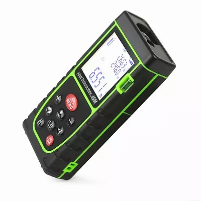 40m/131ft Digital Laser Distance Meter Range Finder Measure Distance Area Volume • £20.99