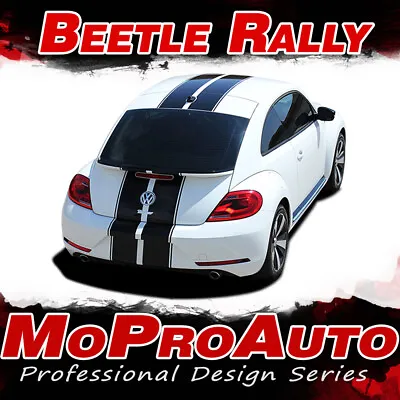 $186.99 • Buy 2012-2019 Volkswagen Beetle Rally Racing Stripes OE Vinyl Decals Graphics