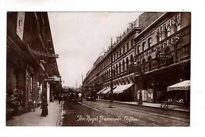 Bristol - Clifton The Royal Promenade With Tram Real Photo (ref. 873) • $10.52